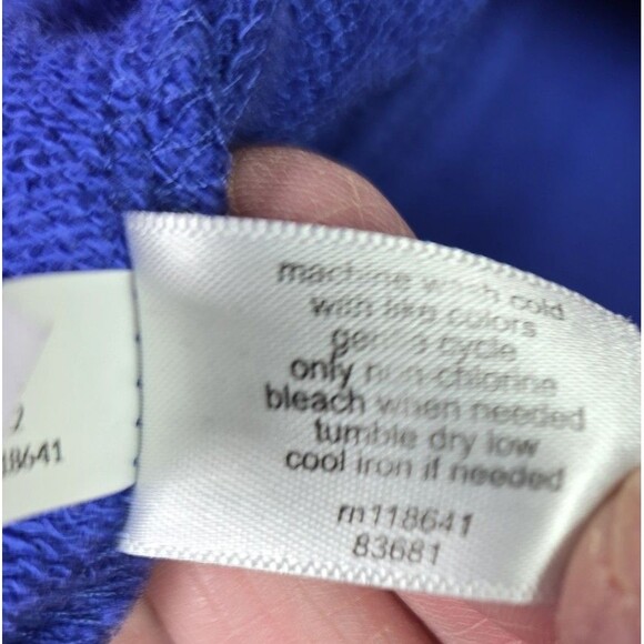 LIVI for Lane Bryant Sweatshirt Womens 22 24 Purple Blue Colorblock Soft Charm - Picture 6 of 10